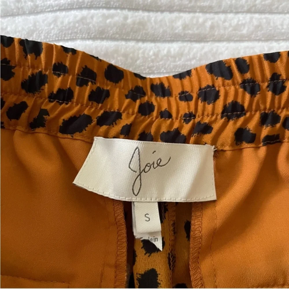Joie Leopard Print Pajama Pants